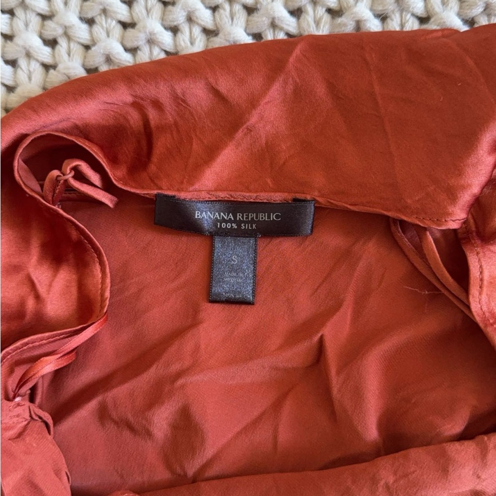 Banana Republic Orange Maxi Slip Dress for Night Out - Picture 4 of 7